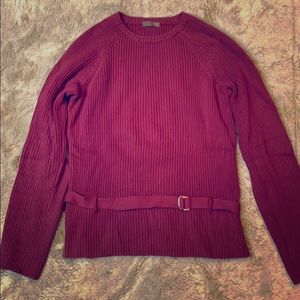 J.Crew vintage cotton sweater with belt